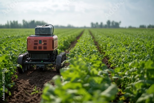 Robotic systems for automated weeding in large agricultural fields.