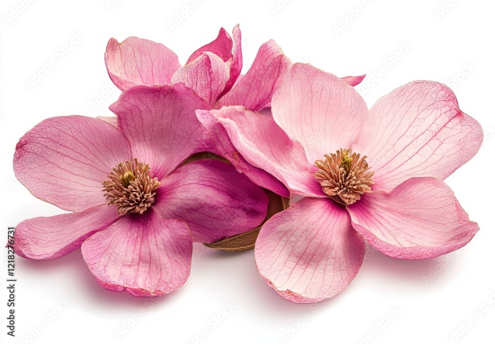 Delicate Bloom: A Cluster of Soft Pink Blossoms Delicate Bloom: A Cluster of Soft Pink Blossoms