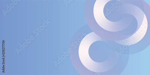 Abstract circle lines on light blue background. Geometric stripe line art design art nic