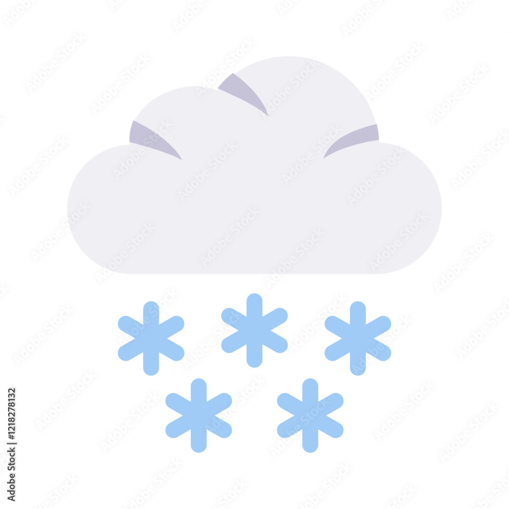 Snowflake weather flat Style Snowflake weather flat Style