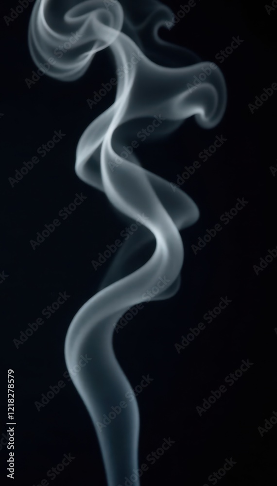 Intricate, swirling grey smoke patterns on black backdrop , design, smoke background Intricate, swirling grey smoke patterns on black backdrop , design, smoke background