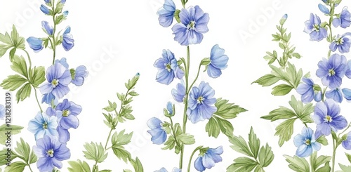 A Symphony of Blue Petals