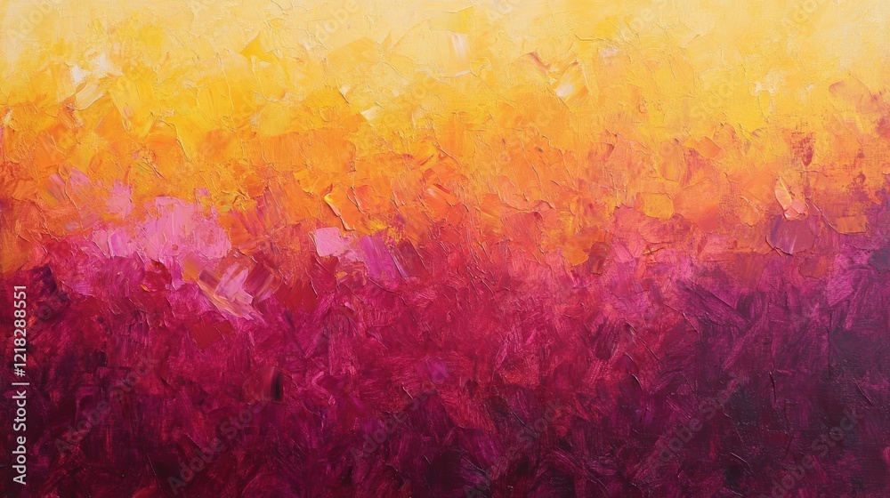 Fototapeta premium Warm Hues Abstract Oil Painting Texture - Abstract art