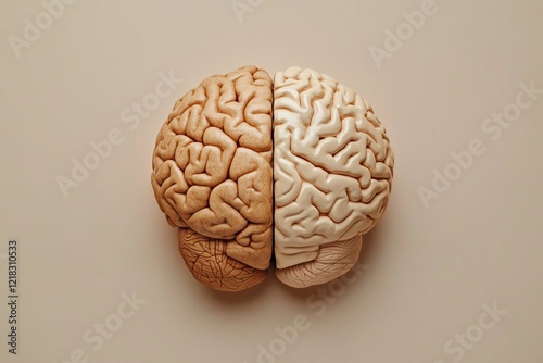Illustration of the human brain 