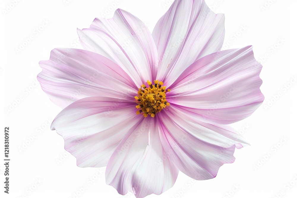 Cosmos Isolated on White Background. Beautiful Cosmos Flower Cosmos Isolated on White Background. Beautiful Cosmos Flower