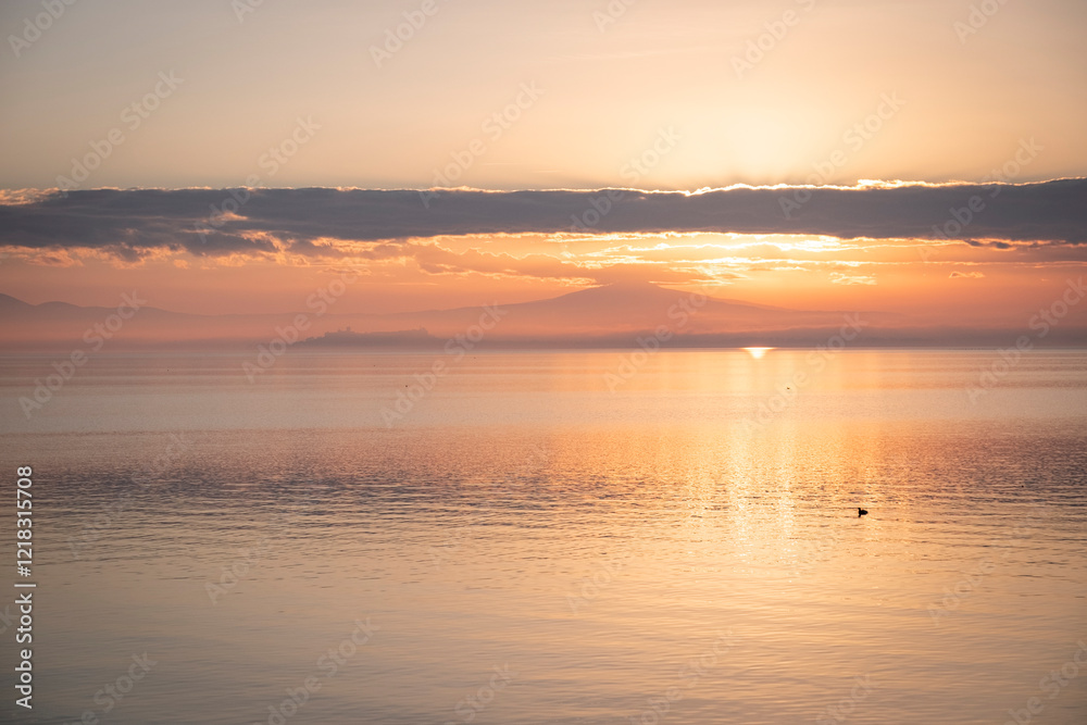 Fototapeta premium The Trasimeno lake and its view