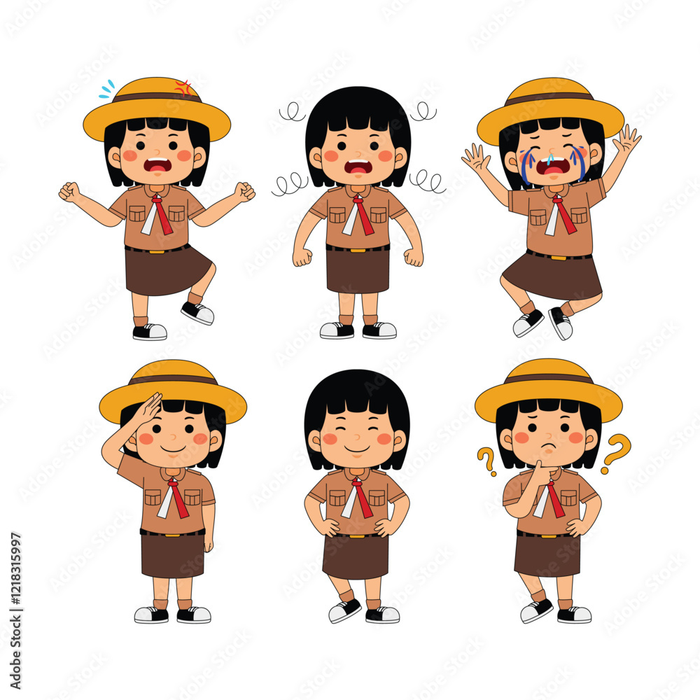 Indonesia Scout Student Kids Back to School Indonesia Scout Student Kids Back to School