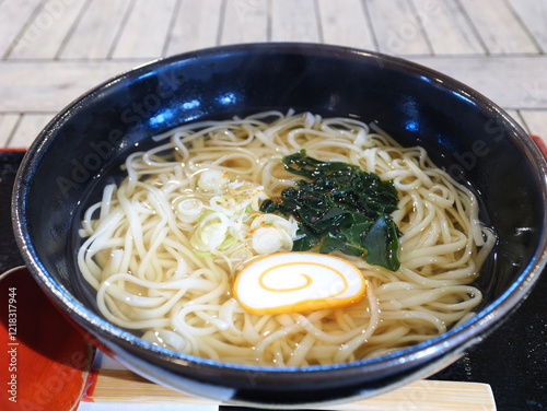 観光地で食べる氷見うどん　富山県 photo