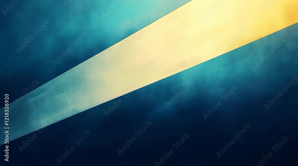 A minimalist background with smooth blue and yellow gradients, featuring a diagonal beam of light A minimalist background with smooth blue and yellow gradients, featuring a diagonal beam of light