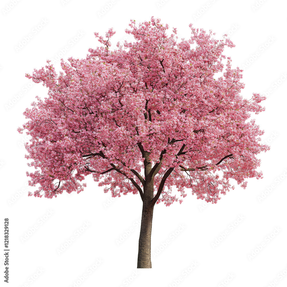 beautiful tree isolated on white. beautiful tree isolated on white.