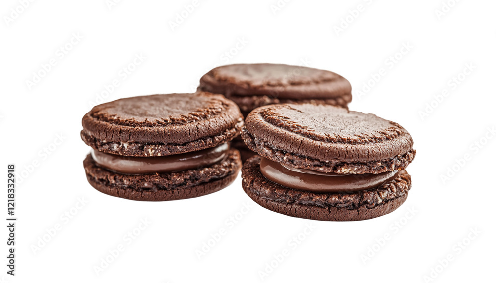 Sandwich cookies chocolate cream filled biscuits png Sandwich cookies chocolate cream filled biscuits png