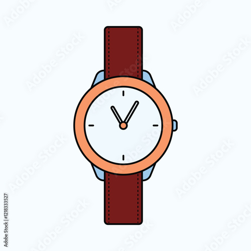 wristwatch vector Illustration