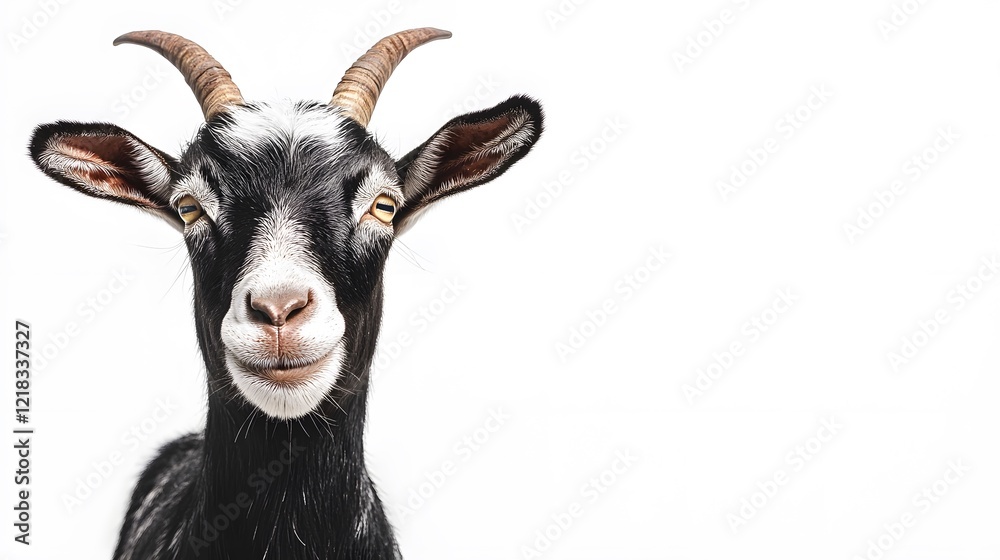 Goat isolated over white background Goat isolated over white background