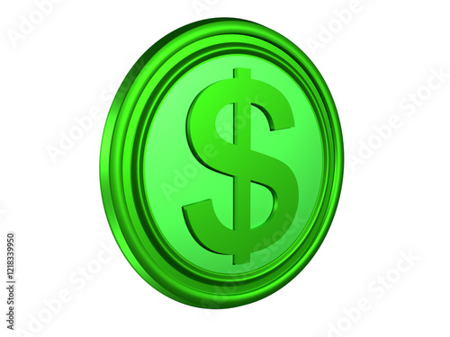 Green dollar sign