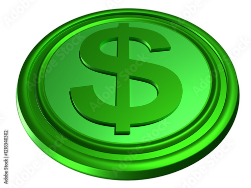 green dollar sign icon