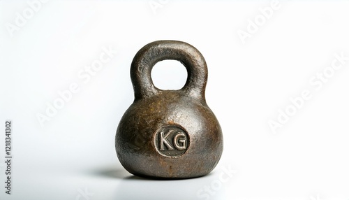 Vintage iron 1 kg weight on the white background.weight, kg, icon, vector, symbol, heavy, web, iron, weigh, massa, signs, isolated, black, logotype, graphic, illustration, scale, grams, balance, desig photo