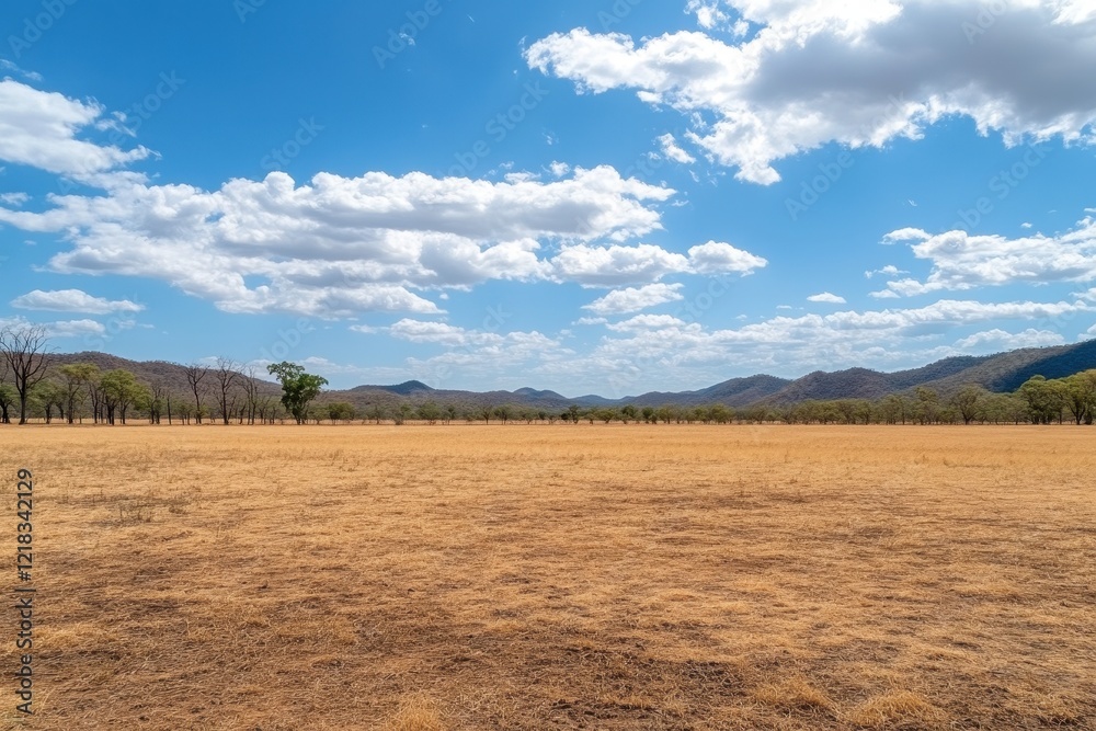 Expansive, Dry Field Under a Blue Sky with White Clouds . A close-up view of dry, cracked earth, showcasing the parched land's fissures and desolation under a clear sky. Expansive, Dry Field Under a Blue Sky with White Clouds . A close-up view of dry, cracked earth, showcasing the parched land's fissures and desolation under a clear sky.