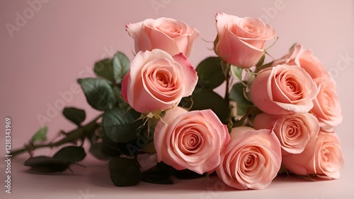 pink roses bouquet