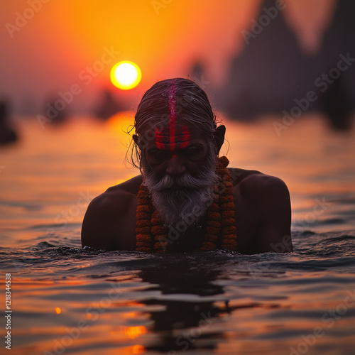 A sacred dip in rivers, especially the Ganges by sadhus on Mauni Amavasya is considered highly auspicious.