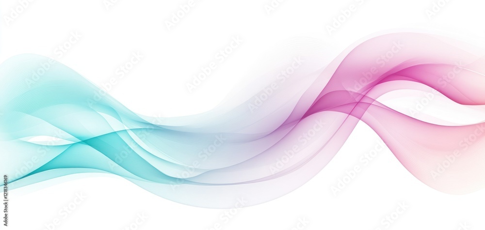 Abstract Teal Pink Wave Swirl Design Background Abstract Teal Pink Wave Swirl Design Background
