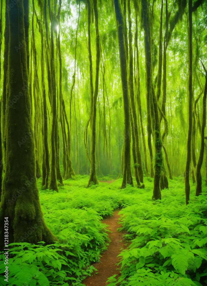 Obraz premium path in the forest