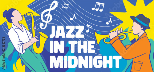 Music festival banner template. Event poster for social media, advertisement, billboard, ads. Music fest flyer promotion design. Rock, jazz, pop, dj. Event banner for digital and print