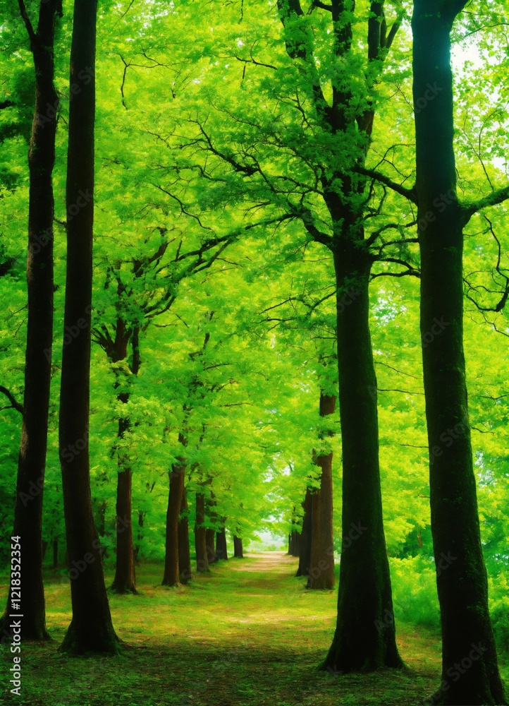 Obraz premium autumn in the park