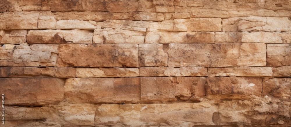 Weathered sandstone wall background featuring earthy beige and warm brown tones, with textured layers and ample space for text display. Weathered sandstone wall background featuring earthy beige and warm brown tones, with textured layers and ample space for text display.