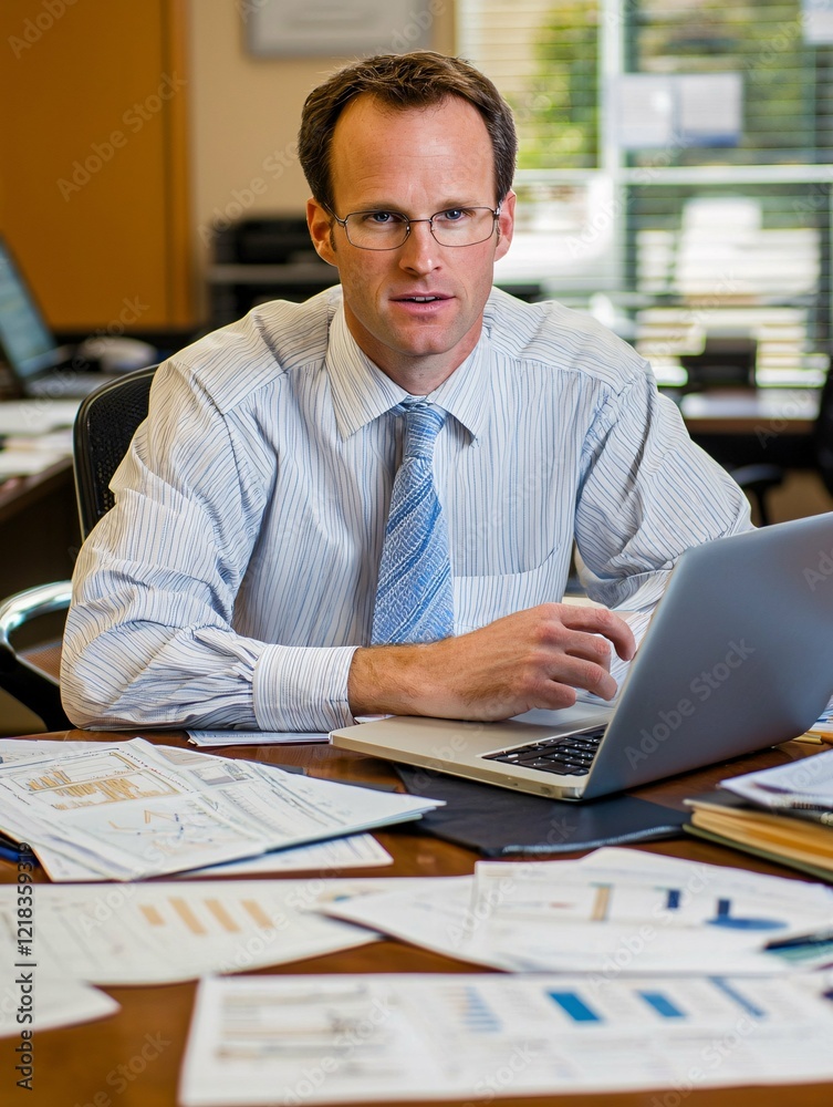 A professional analyzes growth charts and financial documents at a desk, symbolizing strategic planning and innovation for business scaling. A professional analyzes growth charts and financial documents at a desk, symbolizing strategic planning and innovation for business scaling.