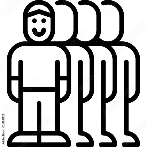males line icon