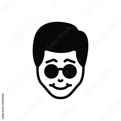Black solid icon for energetic