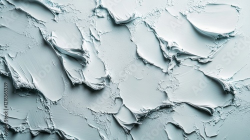 Abstract Textured Pale Blue Paint Strokes