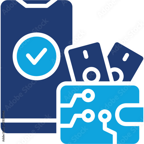 Ewallet mixed color icon