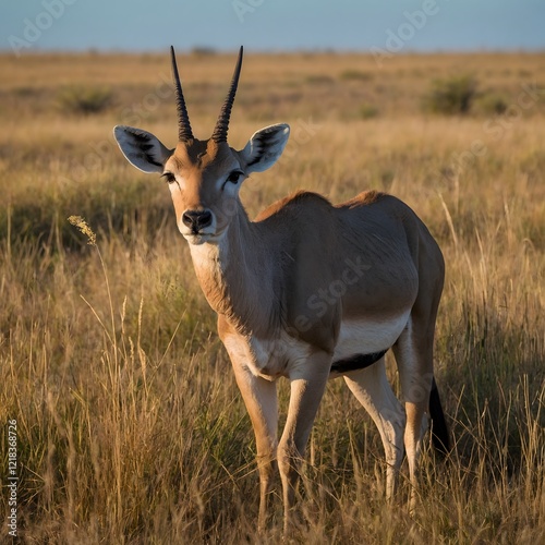 Savanna Majesty: The Hilario’s Elegant Presence in the Grasslands photo