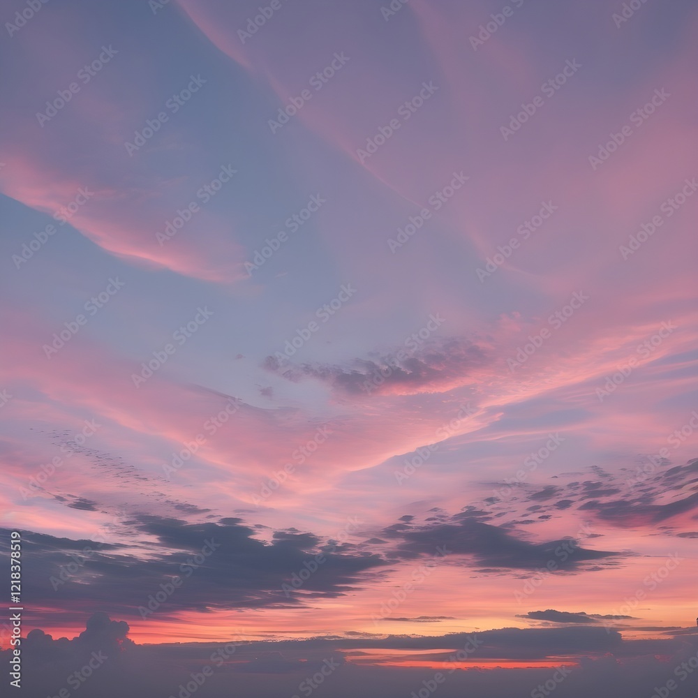 Fototapeta premium sunset sky with clouds