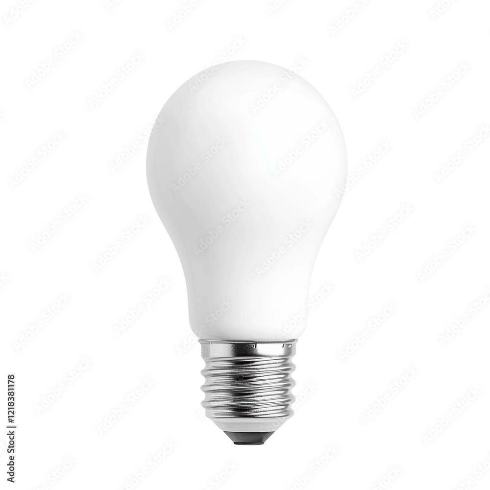 Smart Light Bulb Isolated on White Background for Clipping Path Smart Light Bulb Isolated on White Background for Clipping Path