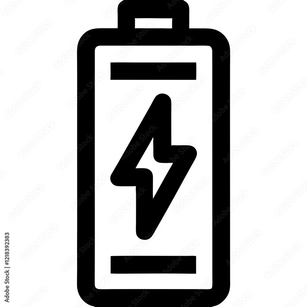Battery Icon with Half Charge Power Level Symbol Battery Icon with Half Charge Power Level Symbol