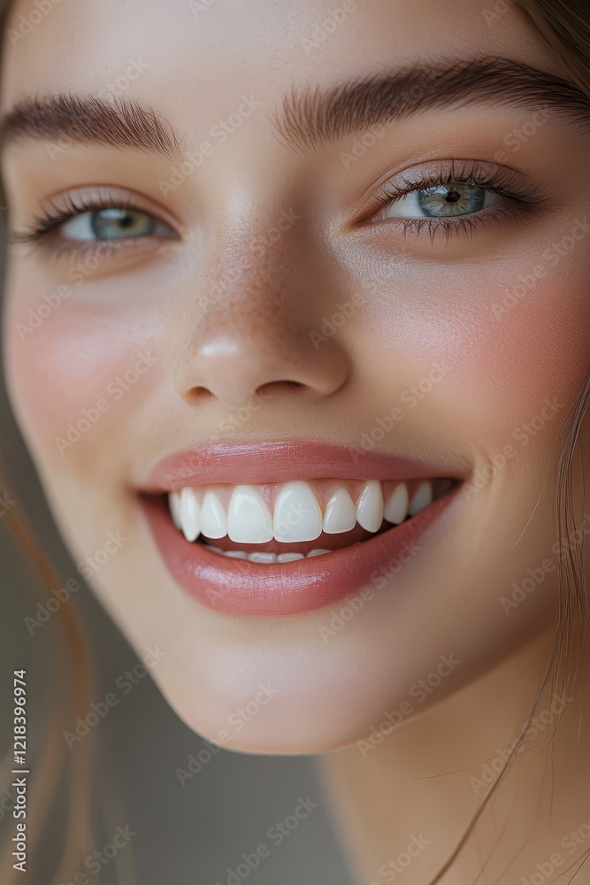 Smiling individual with perfect teeth showcasing confidence and beauty in a bright indoor setting, capturing a moment of joy and happiness Smiling individual with perfect teeth showcasing confidence and beauty in a bright indoor setting, capturing a moment of joy and happiness