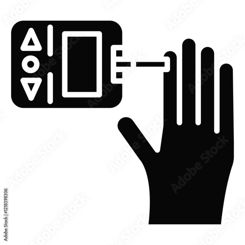 Blood Sugar Test Icon