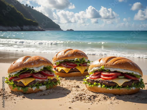 Fresh Sandwiches on the Sand – Summer Vibes for Your Business
