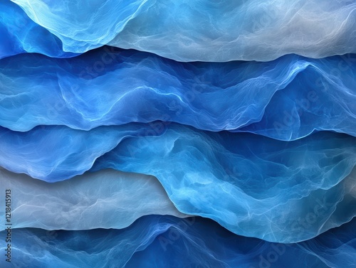 Wallpaper Mural Abstract blue waves background texture Torontodigital.ca
