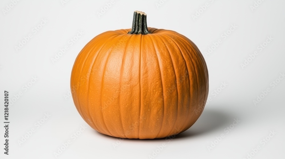 Perfect orange pumpkin on white background Perfect orange pumpkin on white background