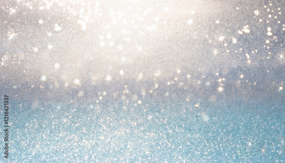 Obraz premium パステルカラーのグリッターラメが光る背景。AIで生成