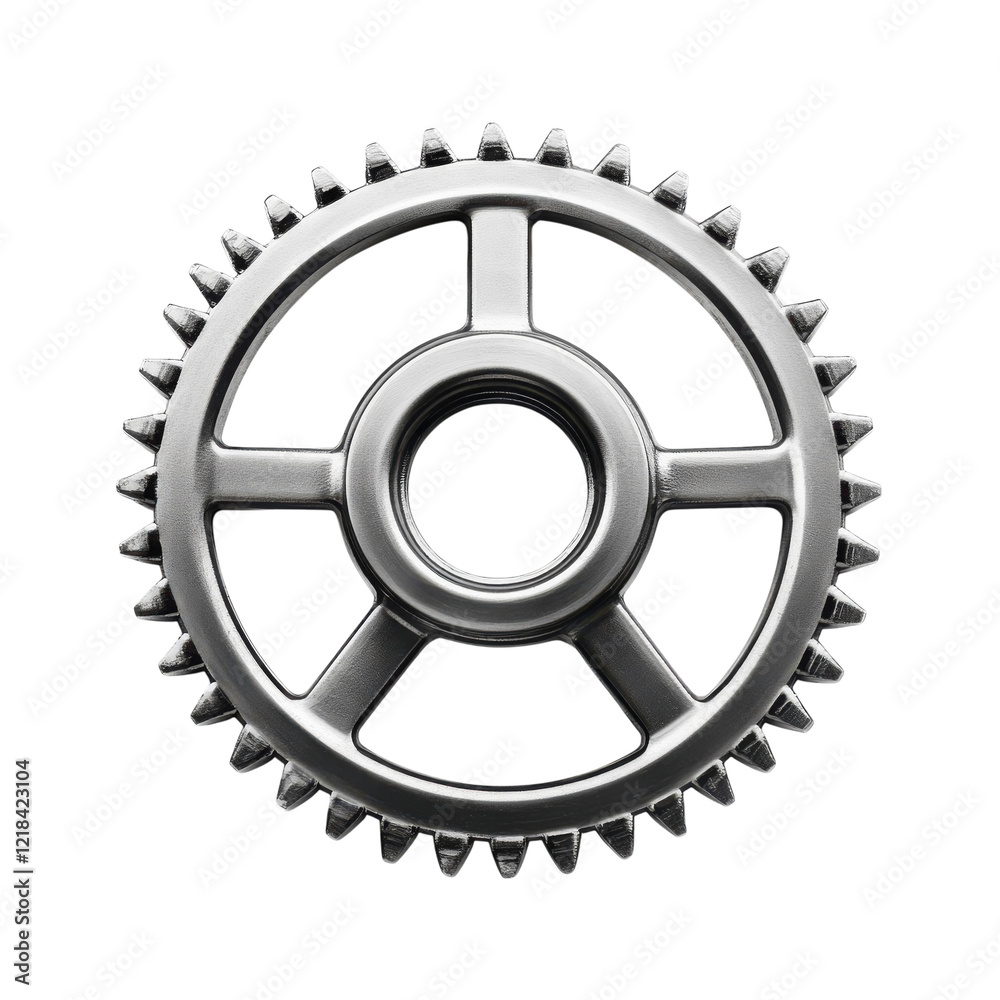 Cogwheel Gear on White Background on transparent background. Cogwheel Gear on White Background on transparent background.