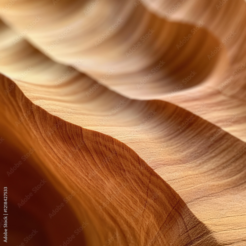 Obraz premium A close-up shot of the natural texture of wood, emphasizing its grain and light coloring. capturing the beauty of the wood. 