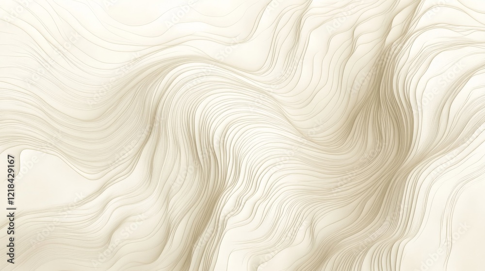 Abstract Beige Wavy Lines Pattern Background Abstract Beige Wavy Lines Pattern Background