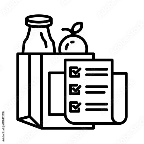 Shopping List Icon