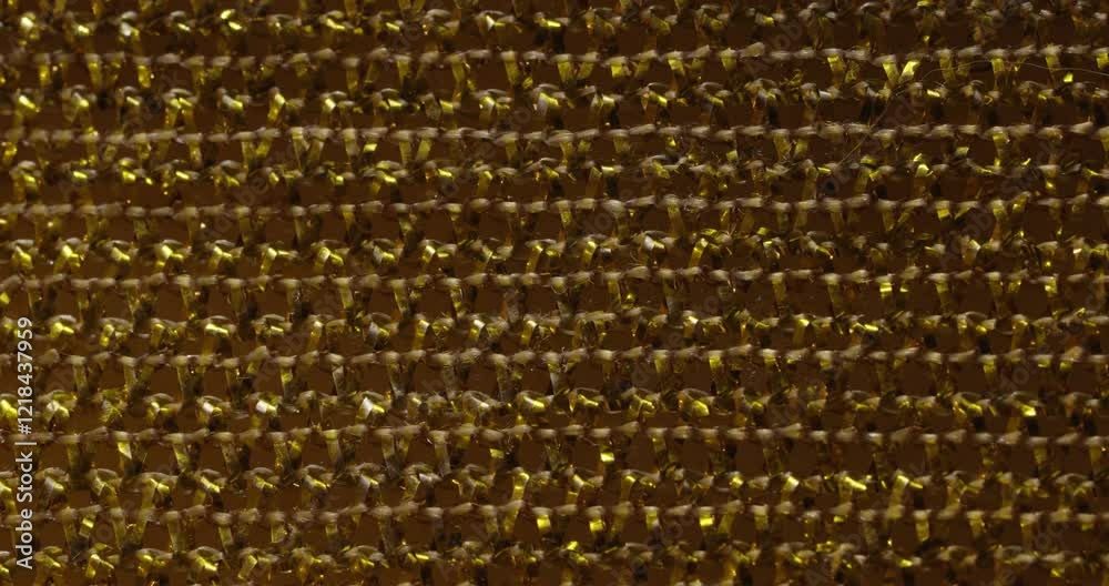 Shimmering Gold Textured Surface close up