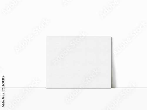 Poster Canvas leaning against the white wall
