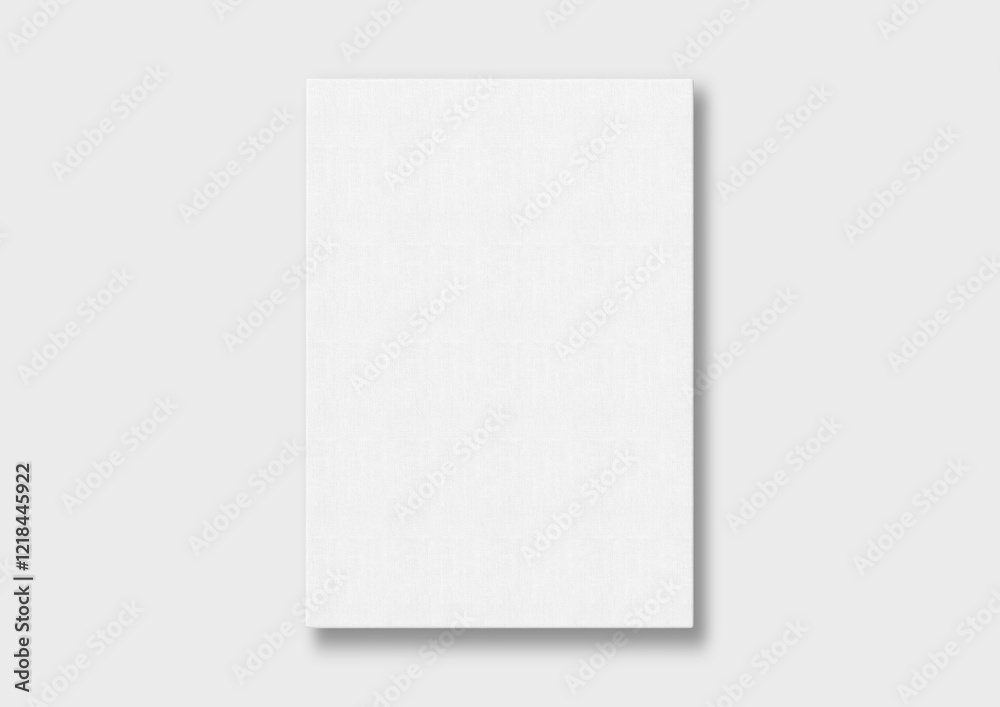 Vertical blank canvas mockup Vertical blank canvas mockup